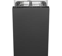 Smeg DI4522D - Black Fully Integrated Slimline Dishwasher - 9 Place Settings - D Energy
