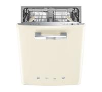 Smeg DIFABCR Fully Integrated Standard Dishwasher - Cream Control Panel - B Rated