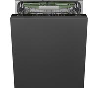 Smeg DIL322BQL - Black 14 Place Settings Fully Integrated Dishwasher - B Energy
