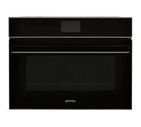 Smeg Dolce Stil Novo Sf4604Wvcpnx_Bks Built-In Compact Multifunction Oven - Black Stainless Steel Effect
