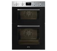 Smeg DOSF400B Cucina Built In Double Oven - Black