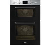Smeg DOSF400B Cucina Built In Double Oven - Black