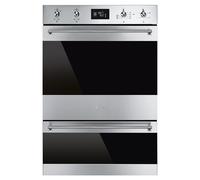 Smeg DOSP6390X Classic Electric Built-In Double Oven - Stainless Steel