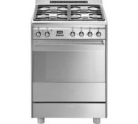 Smeg Concert SUK61PX8 cooker Freestanding cooker Gas Stainless steel
