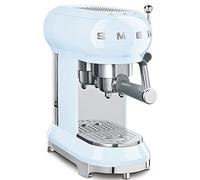 Smeg ECF01PBUK 50's retro style espresso coffee machine, stainless steel filter holder, an anti-drip system, 1L, Pastel Blue