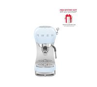 Smeg Ecf02 Espresso Coffee Machine With Steam Wand In Pale Blue Pale Blue One Size