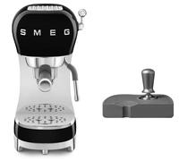 Smeg ECF02 Espresso Machine + ECTS01 Coffee Tamper Bundle - Black