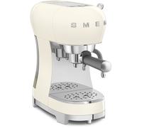 Smeg ECF02CRUK Espresso Coffee Machine with Steam Wand, Cream
