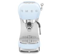 Smeg ECF02PBUK Espresso Coffee Machine with 15 Bar Pump, 1350W, Pastel Blue