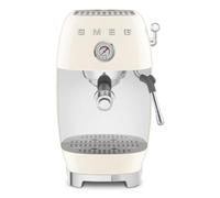 Smeg ECF03CRUK Espresso Coffee Machine with Cold Brew Function, 4 Pre-Set Espresso Settings, 15 Bar Pump, Cream and Stainless Steel