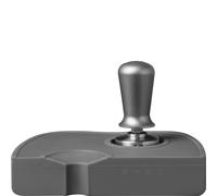 Smeg ECTS01 Espresso Coffee Tamping Set in Silver Smeg Silver