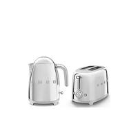 Smeg Eejb116 50S Retro Style Kettle And 2-Slice Toaster Teel