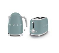 Smeg EEJB289 Breakfast Set,1.7L, 300W Storm Blue Kettle and 2 Slice Storm Blue Toaster, KLF03SBMUK/TSF01SBMUK