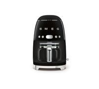 Smeg Eejb298 Retro Kitchen Set, 1.4L Drip Coffee Machine And Induction Milk Frother, Dcf02Bluk + Mff11Cruk, Cream & Black In Tan Tan A