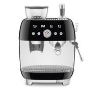 Smeg EGF03BLEU Espresso Machine, Fully Automatic Coffee Machine, 50s Style, Black