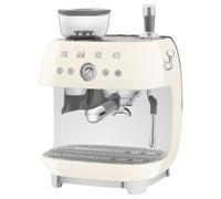 Smeg EGF03CRUK Espresso Coffee Machine with Grinder - Cream