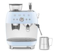 Smeg Espresso Coffee Machine, 1650W, EGF03PBUK, Pastel Blue