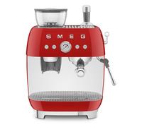 Smeg EGF03RDEU Espresso Coffee Machine, Bean-to-Cup Machine 50s Style, red