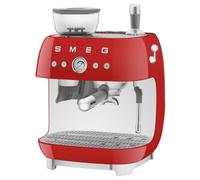 Smeg EGF03RDUK Espresso Coffee Machine with Grinder - Red