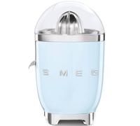 Smeg Citrus Juicer CJF11PBUK - Retro 50s, 70W, Stainless Reamer & Strainer - Pastel Blue