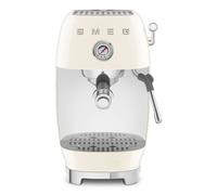 Smeg 50's Style Cold Brew Espresso Coffee Machine - Cream - ECF03CRUK, Cream