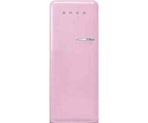 Smeg FAB28LPK6 60cm 50s Style Left Hand Hinge Fridge with Icebox - Pink