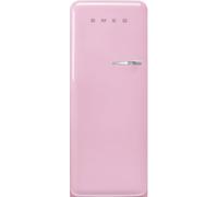 Smeg FAB28LPK6 60cm 50s Style Left Hand Hinge Fridge with Icebox - Pink