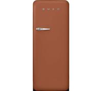 Smeg 50s Style Retro Right Hand Hinge FAB28RDRU6 153cm High Small Fridge with Ice Box - Rust - C Rated