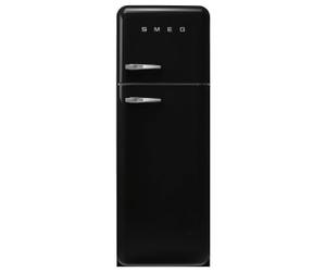 Smeg FAB30RBL6UK 60cm 50s Style Right Hand Hinge Freezer over Fridge - Black
