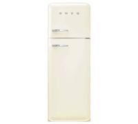 Smeg FAB30RCR5UK 60cm 50s Style Right Hand Hinge Freezer Over Fridge - Cream