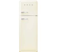 Smeg FAB30RCR6 60cm 50s Style Right Hand Hinge Freezer Over Fridge - Cream