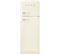 Smeg FAB30RCR6 60cm 50s Style Right Hand Hinge Freezer Over Fridge - Cream