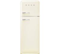 Smeg FAB30RCR6 60cm 50s Style Right Hand Hinge Freezer Over Fridge - Cream
