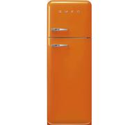 Smeg FAB30ROR6 60cm 50s Style Right Hand Hinge Freezer Over Fridge - Orange