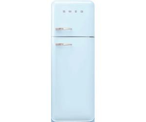 Smeg FAB30RPB6 60cm 50s Style Right Hand Hinge Freezer Over Fridge - Pastel Blue