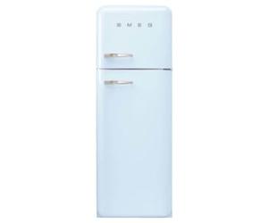 Smeg FAB30RPB6UK 60cm 50s Style Right Hand Hinge Freezer over Fridge - Pastel Blue