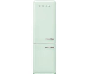 Smeg FAB32LPG6 60cm 50s Style Left Hand Hinge Fridge over Freezer - Pastel Green
