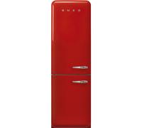 Smeg FAB32LRD6 60cm 50s Style Left Hand Hinge Fridge over Freezer - Red