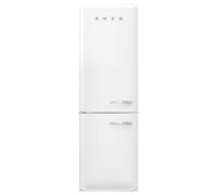 Smeg FAB32LWH6UK 60cm 50s Style Left Hand Hinge Fridge Freezer - White