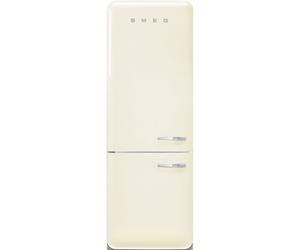 Smeg FAB38LBL6 70cm 50s Style Left Hand Hinge Fridge over Freezer - Cream