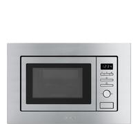 Smeg FMI017X microwave Stainless steel Grill microwave Built-in 17 L 700 W