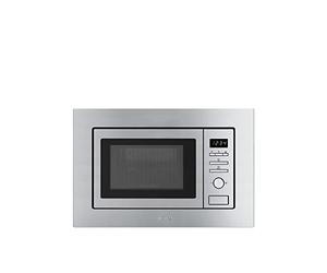 Smeg FMI017X Stainless Steel 17 Litre Built-in Microwave with Grill Complete with Frame