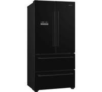 Smeg FQ55FNDE Frost Free American Fridge Freezer - Black - E Rated, Black