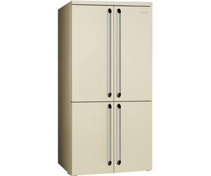 Smeg FQ960P6 Victoria American Fridge Freezer, Cream Non-Plumbed, Freestanding E