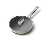 Smeg 50’s Style Non-Stick Frying Pan, Matte Cream, FPF2402CRM