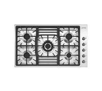 Smeg - Gas Hob - 5 Burner - Stainless Steel Cooker - PGF95-4