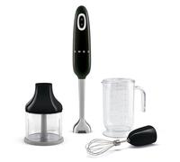 Smeg HBF03 3-in-1 Hand Blender with Accessories in Black Smeg Black