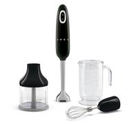 Smeg Hbf03 3-In-1 Hand Blender With Accessories In Black Black One Size