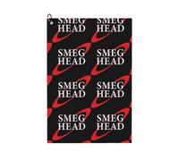 (Smeg Head Red Dwarf Funny_7955) Golf Towel Funny Printed Cristmas Gift for Men Women Husband Dad Mom Birthday Golfers Fan