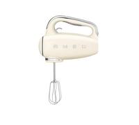 SMEG HMF01 9-Speed Retro Hand Mixer - 220W Motor, Smooth Start, Turbo Function, LED Timer Display, Stainless Steel Whisks, Beaters & Dough Hooks, Premium Die-Cast Aluminum Body